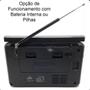 Imagem de Radio Antigo Retro Bluetooth Am/fm Pen Drive Bivolt Marrom 110V/220V