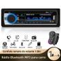 Imagem de Rádio Automotivo Bluetooth 1 DIN - 60Wx4, FM, USB, SD, Auxiliar e MP3