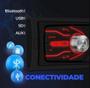 Imagem de Rádio Automotivo Bluetooth Radio Fm Mp3 2 Usb Uber 99 Taxi