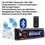 Imagem de Rádio Automotivo CD Player Bluetooth Usb Sd Fm Mp3 Roadstar RS-3760BR Prime