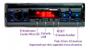 Imagem de Rádio Automotivo RoadStar RS-2604BR com FM Bluetooth Cartão SD AUX USB Led MP3 4 Canais 30W Controle Remoto RCA