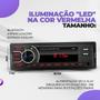 Imagem de Radio Automotivo Sem Toca Cd Mp3 Player Bluetooth 2 Entrada Usb Carrega Celular