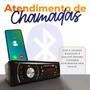 Imagem de Radio Automotivo Sem Toca Cd Mp3 Player Bluetooth Usb + Controle