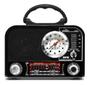 Imagem de Rádio Bluetooth Retro Fm Am Sw Usb Portátil Relógio