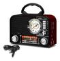 Imagem de Rádio Bluetooth Retro Fm Am Sw Usb Portátil Relógio