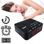 Imagem de Rádio Com Relógio Alarme Despertador Digital De Mesa Bluetooth Alta Qualidade LE674