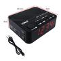 Imagem de Rádio Com Relógio Alarme Despertador Digital Fm Bluetooth Bivolt De Mesa Bivolt LE674