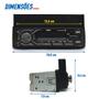 Imagem de Rádio Com Suporte Fiat Marea 2003 2004 2005 2006 2007 Bluetooth USB Apoio Celular