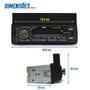 Imagem de Rádio Com Suporte Mitsubishi ASX 2011 2012 2013 Bluetooth USB Apoio Celular