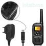 Imagem de Rádio Comunicador RC4002 Intelbras com Carregador Dotcell V8