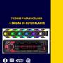 Imagem de Radio de Carro Mp3 Bluetooth Fisrt Option 5566se 7 cores