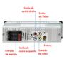 Imagem de Radio Dvd Bluetooth Mp5 Usb 1din Espelhamento Fiat Weekend