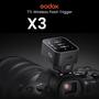 Imagem de Radio Flash Ttl Sem Fio Touchscreen Godox Nano X3 - Canon