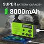 Imagem de Rádio meteorológico Givoust Hand Crank AM/FM NOAA 8000mAh 2023