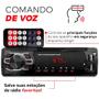 Imagem de Rádio Mp3 1 Din Player Som Automotivo de Carro 2 Usb Sd Auxiliar Bluetooth Universal