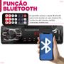 Imagem de Rádio Mp3 1 Din Player Som Automotivo de Carro 2 Usb Sd Auxiliar Bluetooth Universal