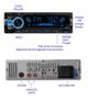 Imagem de Rádio MP3 Player Roadstar RS2751BR BT/2 USB/SD/FM/Auxiliar C/Controle - 4 x 60w