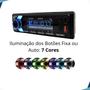 Imagem de Rádio MP3 Som Automotivo Bluetooth 7 Cores Fox 2003 2004 2005 2006 2007 2008 2009 2010 até 2021