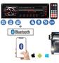 Imagem de Radio Mp3 Som Carro Caminhão Usb Bluetooth Aux 12V 24V 45W