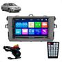 Imagem de Rádio Multimidia MP5 2 Din com Câmera de Ré e Moldura Corolla 2008 2009 2010 2011 2012 2013