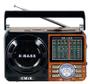 Imagem de Rádio Portátil Am Fm A Pilha E Energia Usb Recarregável Bluetooth