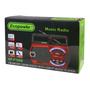 Imagem de Radio Portatil Ecopower EP-F106B - USB/ SD/ Aux - AM/ FM/ SW - Recarregavel - Preto e Prata