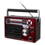 Imagem de Radio Portatil Ecopower EP-F117 - USB/SD - AM/FM - Bluetooth - com Lanterna e Panel Solar - Marrom