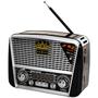 Imagem de Radio Portatil Megastar RX455BTW com SD/USB/Bluetooth - Preto/Marrom