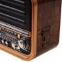 Imagem de Radio Portatil Megastar RX720BTG 600 Watts P.M.P.O com Micro SD/USB/Bluetooth - Marrom/Dourado