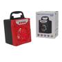 Imagem de Rádio Portátil Recarregável FM Com Bluetooth USB/ TF - Vermelho SPK-02 - GRASEP