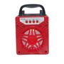 Imagem de Rádio Portátil Recarregável FM Com Bluetooth USB/ TF - Vermelho SPK-02 - GRASEP