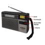 Imagem de Rádio Portátil Retro Banda AM FM SW Com Lanterna Lateral Recarregável LE607VM