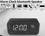Imagem de Rádio Relógio Despertador Temperatura Bluetooth Recarregavel Com Caixa De Som