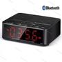 Imagem de Rádio Relógio Digital Despertador Alarme Rádio Fm Bluetooth LE-674