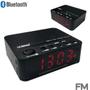Imagem de Rádio Relógio FM Despertador Com Bluetooth Lelong LE674