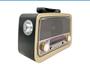 Imagem de Rádio Retrô com Lanterna Ecooda EC-105BT