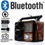 Imagem de Rádio Retro Vintage Am Fm Sw Usb Bluetooth Bateria Recarregavel Aux Sd - Estilo Antigo - ATURN SHOP