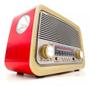 Imagem de Rádio Retro Vintage Am Fm Sw Usb Bluetooth Bateria Recarregavel Aux Sd