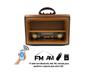 Imagem de Rádio Retro Vintage Bluethooth Marrom Am/fm Auxiliar