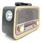 Imagem de Rádio Retro Vintage Estilo Antigo Preto Usb Bluetooth Fm Am Bivolt 3199 -