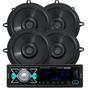 Imagem de Rádio Roadstar RS2714BR BT/2 USB/SD/FM/Auxiliar + 4 Alto Falantes 5  Bomber 200w