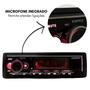 Imagem de Radio Som Automotivo Eurus Com Bluetooth LCD Usb Sd Fm 4 Canais 50w