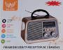 Imagem de Rádio Vintage Retrô Bluetooth Usb Am/Fm Ad3188 Altomex
