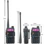 Imagem de Rádio Walk Talk Comunicador Baofeng UV-5R Dual Band Uhf Vhf Fm Com Fone - Gold
