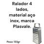 Imagem de Ralador 4 faces 21cm inox