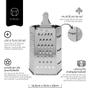 Imagem de Ralador 6 Faces com Cortes Diferentes Inox - Mimo Style