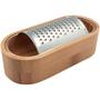 Imagem de Ralador de Aço Inox com Recipiente de Bambu