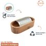 Imagem de Ralador de Aço Inox com Recipiente de Bambu