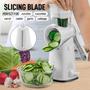 Imagem de Ralador de queijo rotativo Zulay Kitchen 5 Blade Shredder White