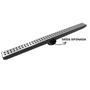 Imagem de Ralo 70cm Inox modelo Quadrangular com Tela e col preto